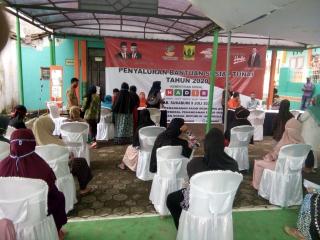 Mensos Julian P Batubara, Pantau Langsung Penyaluran BST di Wilayah Sukabumi